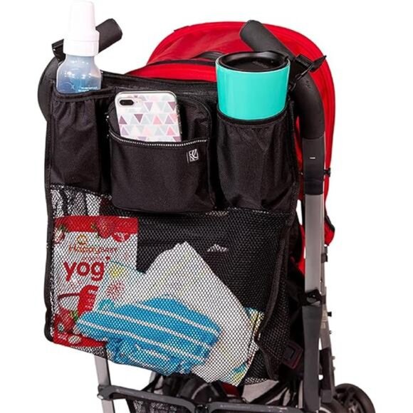 Universal Stroller Caddy Organizer - Essential Travel Accessories for Stroller - Picture 7 of 7